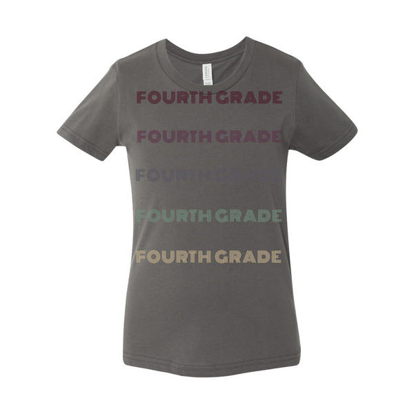 Fourth Grade YOUTH Retro Tee