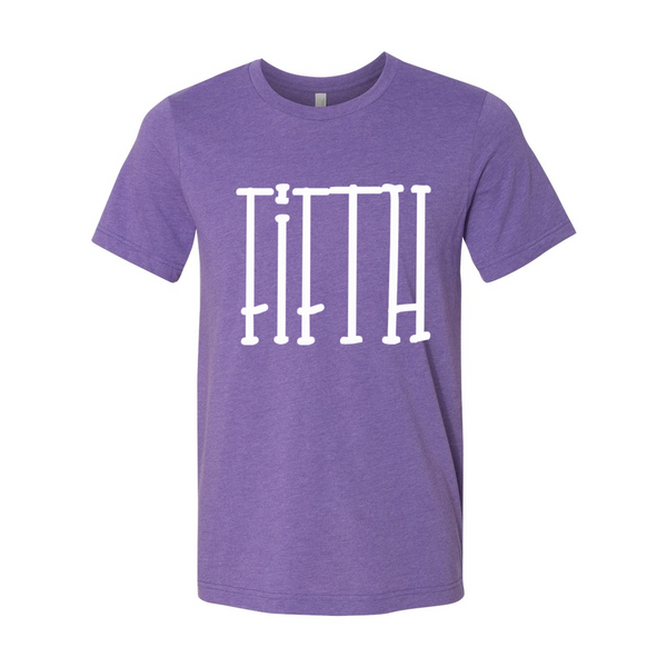 Fifth Grade Tall Letters Tee