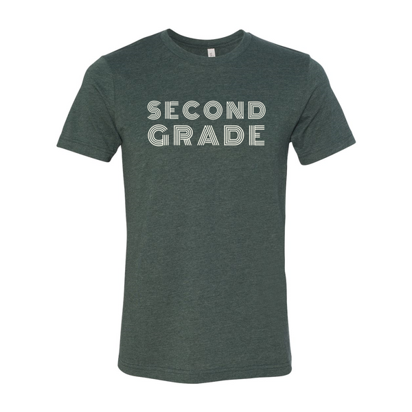 Second Grade Retro Soft Tee