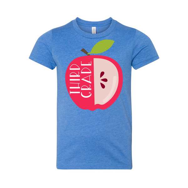 Third Grade YOUTH Apple Tee