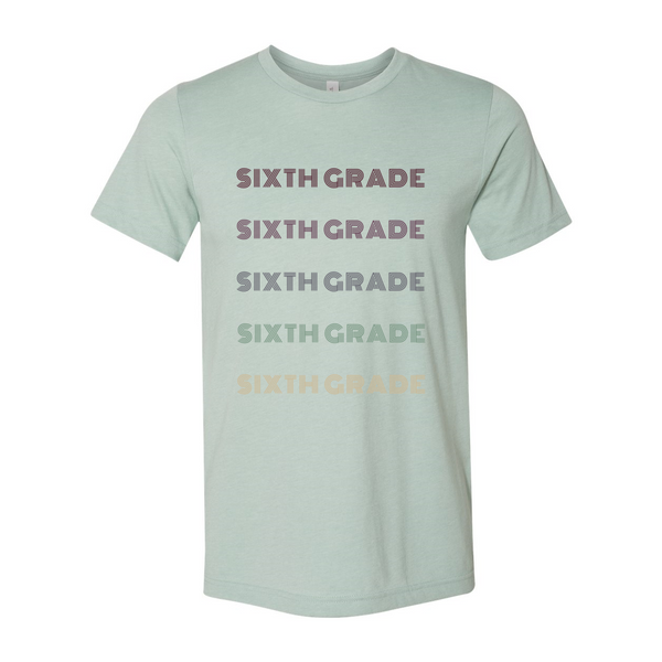 Sixth Grade Ombre Soft Tee