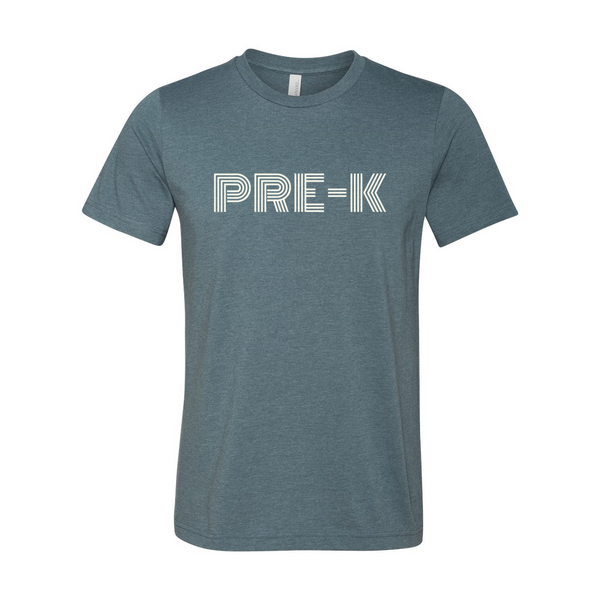 Pre-K Retro Font T-Shirt