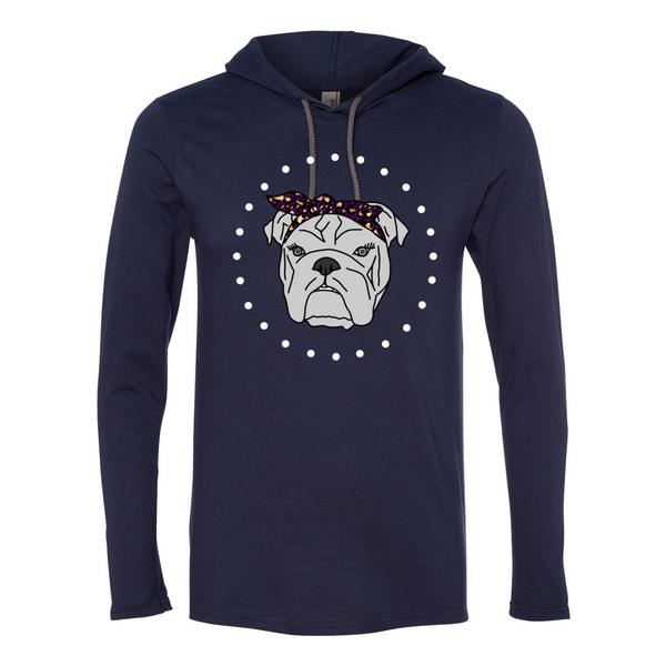 Bulldogs Headband Long Sleeve T-Shirt