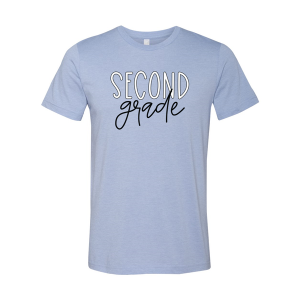 Second Grade Block Script Soft Tee