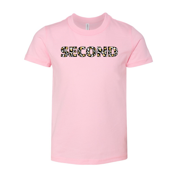 Second Grade YOUTH Leopard Soft Tee