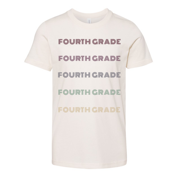 Fourth Grade YOUTH Retro Tee