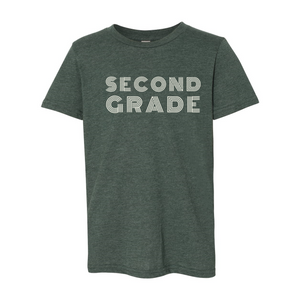 Second Grade YOUTH Retro Soft Tee