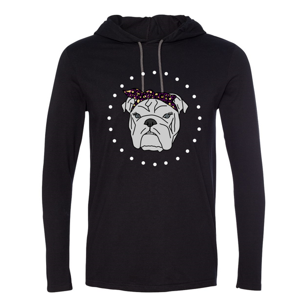 Bulldogs Headband Long Sleeve T-Shirt