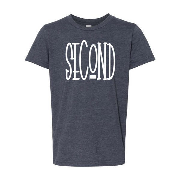 Second Grade YOUTH Tall Print Soft Tee