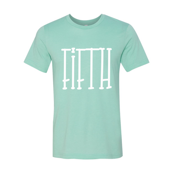 Fifth Grade Tall Letters Tee