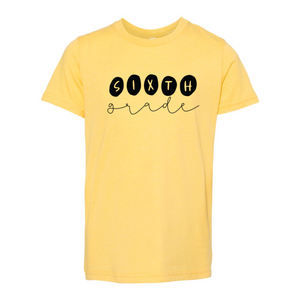 Sixth Grade YOUTH Dots Soft Tee