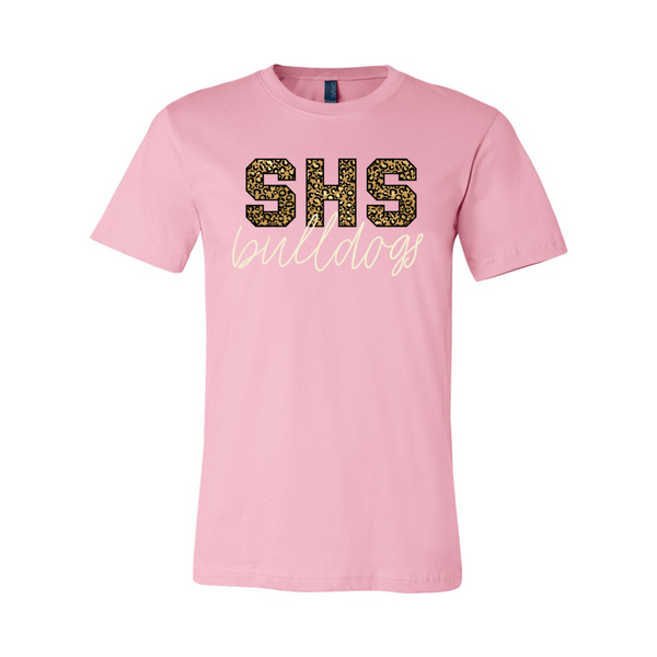 SHS Bulldogs Animal Print T-Shirt
