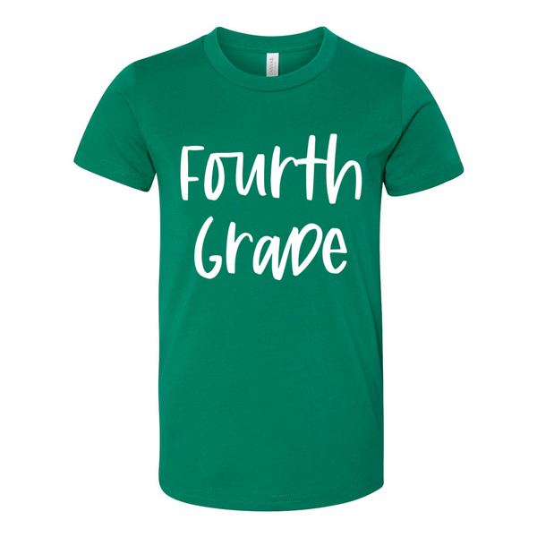 Fourth Grade YOUTH Script Tee