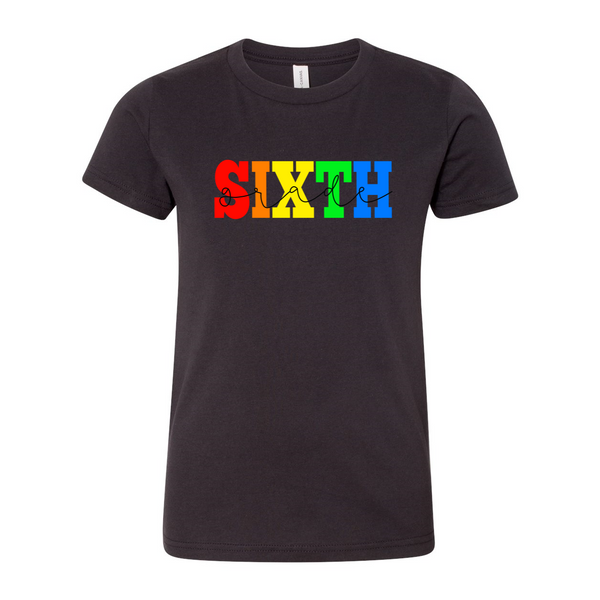 Sixth Grade YOUTH Colors Soft Tee