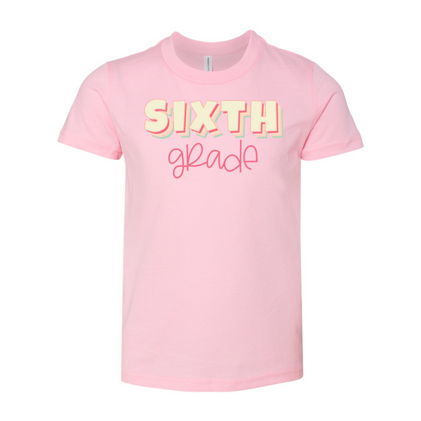 Sixth Grade YOUTH Sherbet Soft Tee