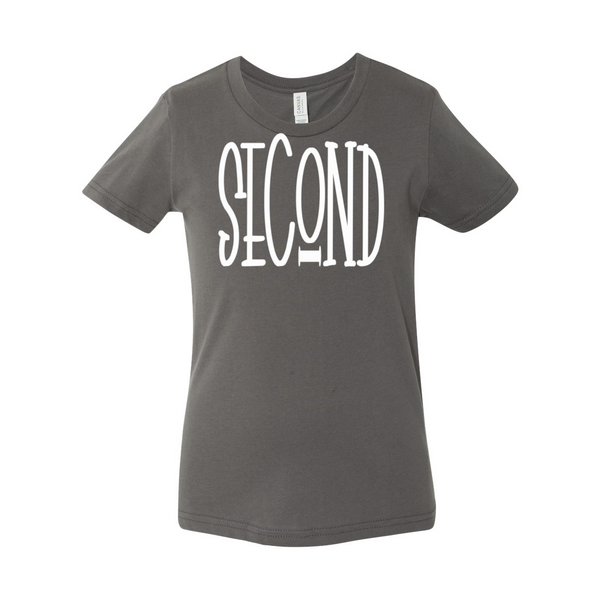 Second Grade YOUTH Tall Print Soft Tee