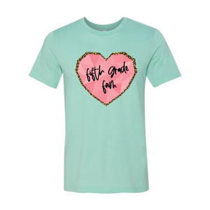 Fifth Grade Fam Heart Tee