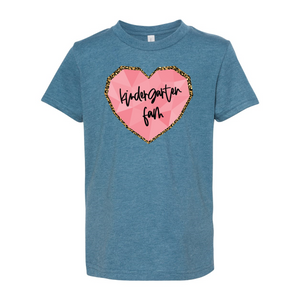 Kindergarten YOUTH Heart Soft Tee