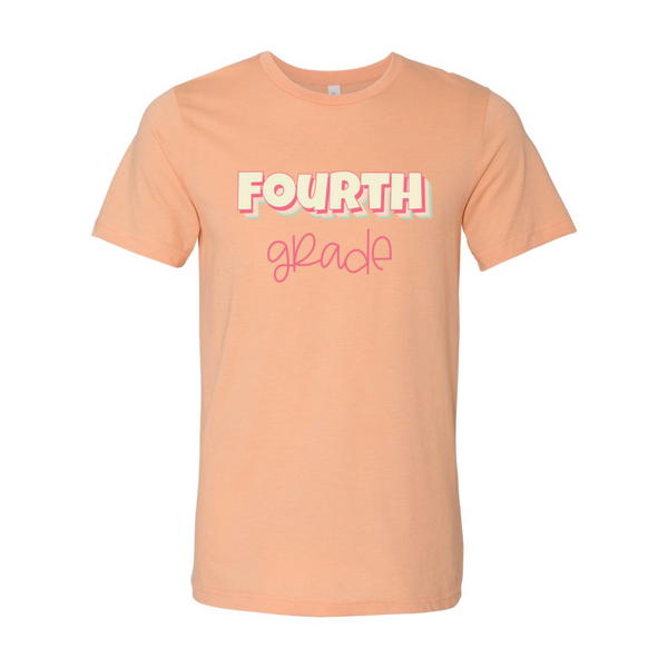 Fourth Grade Sherbet Shadow Tee