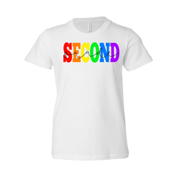 Second Grade YOUTH Colors Soft Tee