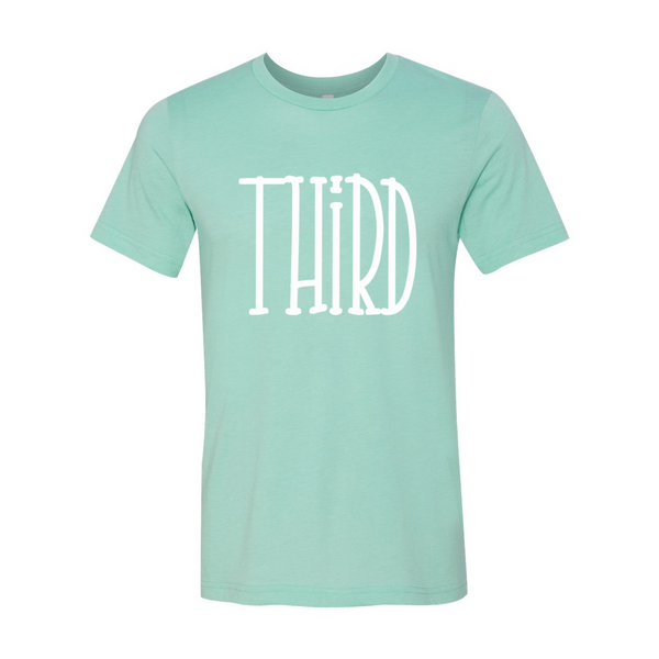 Third Grade Tall Font Tee