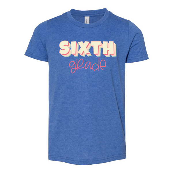 Sixth Grade YOUTH Sherbet Soft Tee