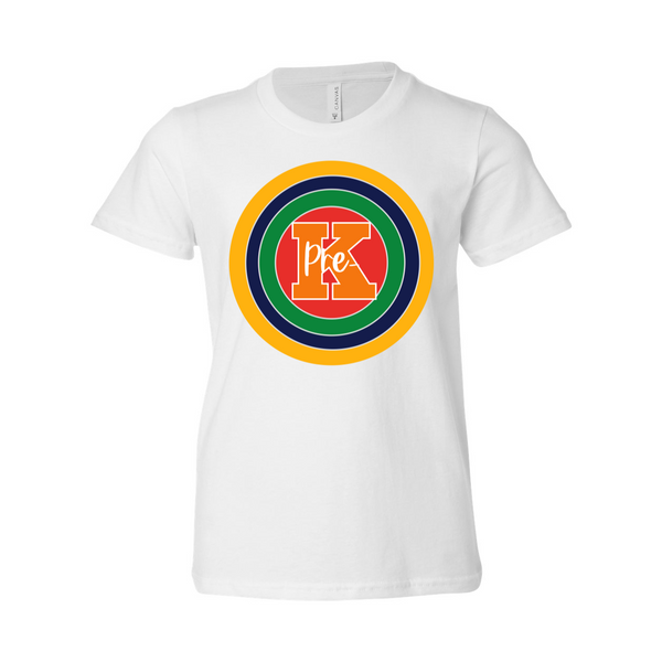 Pre-K YOUTH Primary Colors Target Shirt