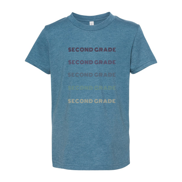 Second Grade YOUTH Ombre Soft Tee