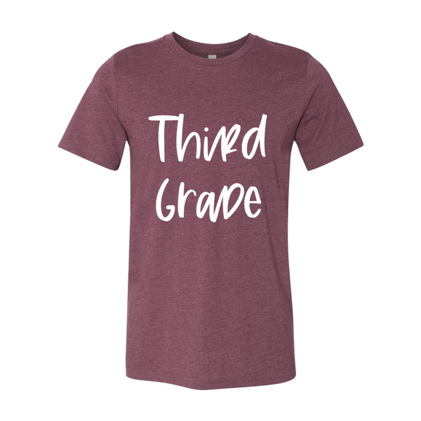 Third Grade Script Tee