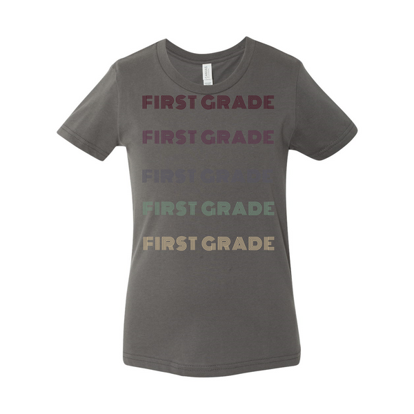 First Grade YOUTH Retro T-Shirt