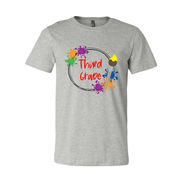 Third Grade Splatter Paint T-Shirt