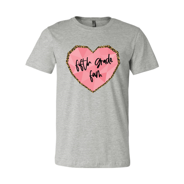 Fifth Grade Fam Heart Tee