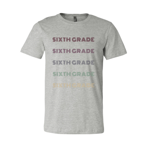 Sixth Grade Ombre Soft Tee