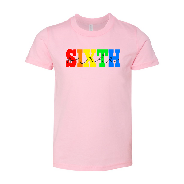 Sixth Grade YOUTH Colors Soft Tee