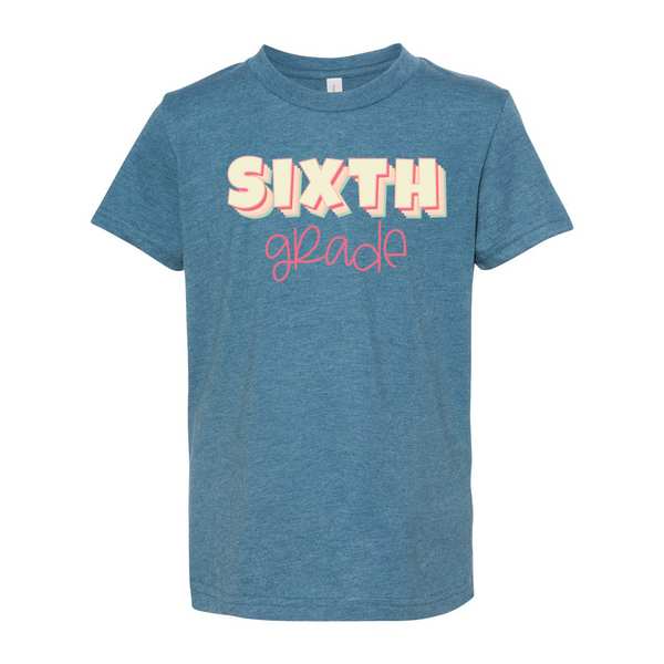 Sixth Grade YOUTH Sherbet Soft Tee