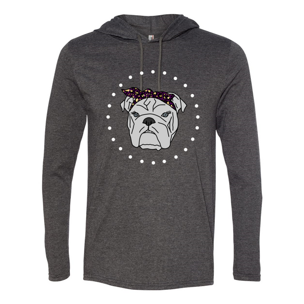 Bulldogs Headband Long Sleeve T-Shirt