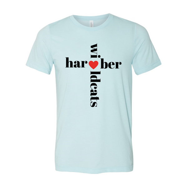 Har-Ber Wildcats Cross T-Shirt