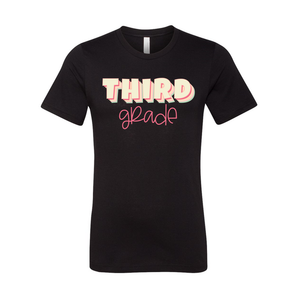 Third Grade Shadow Tee