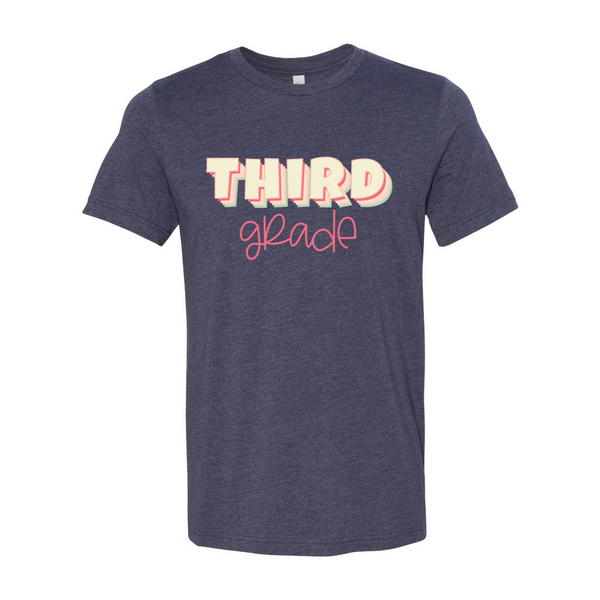 Third Grade Shadow Tee