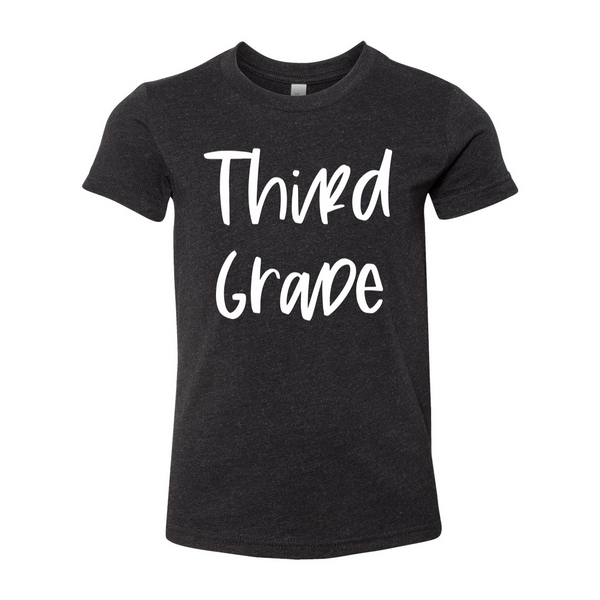 Third Grade YOUTH Script Tee