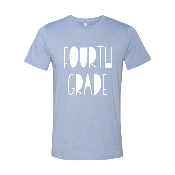 Fourth Grade Funky Font Tee