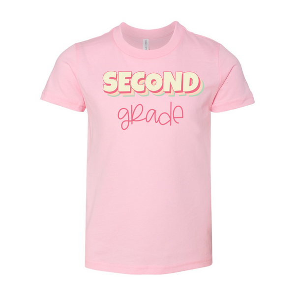 Second Grade YOUTH Sherbet Soft Tee