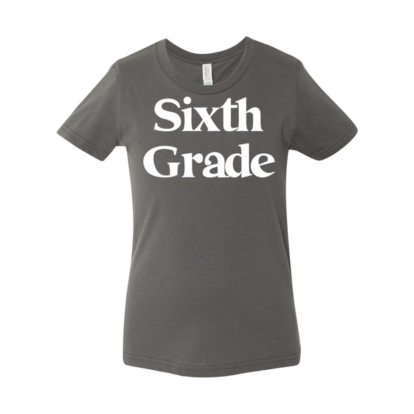 Sixth Grade YOUTH Print Soft Tee