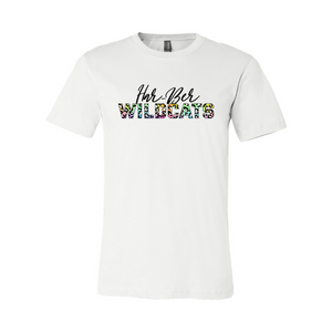 Har-Ber Wildcats Colorful Animal Print Tee