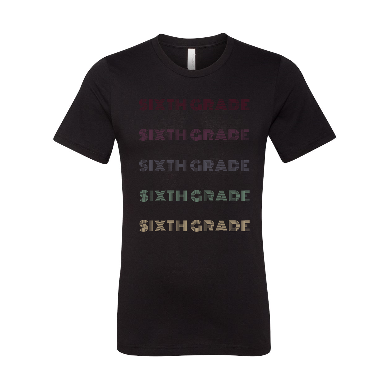 Sixth Grade Ombre Soft Tee