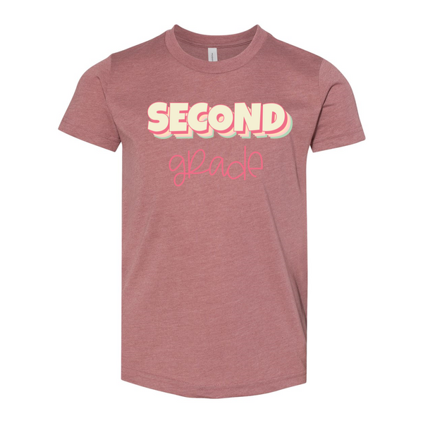 Second Grade YOUTH Sherbet Soft Tee