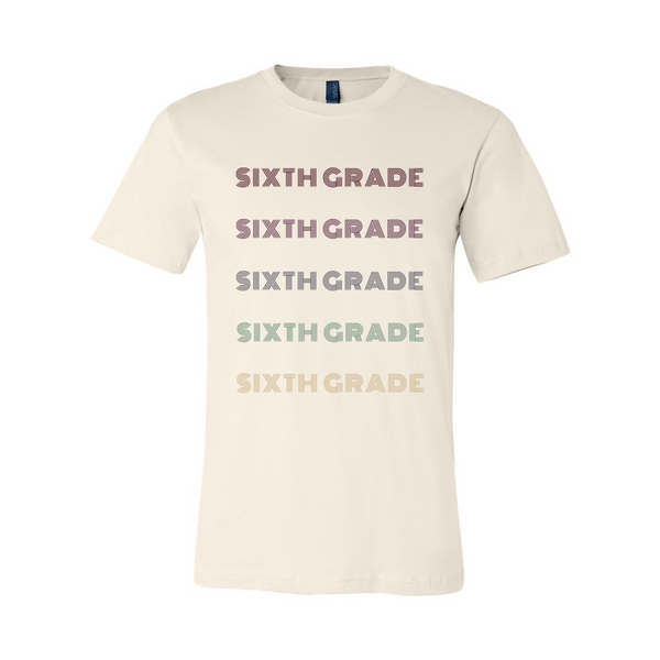 Sixth Grade Ombre Soft Tee