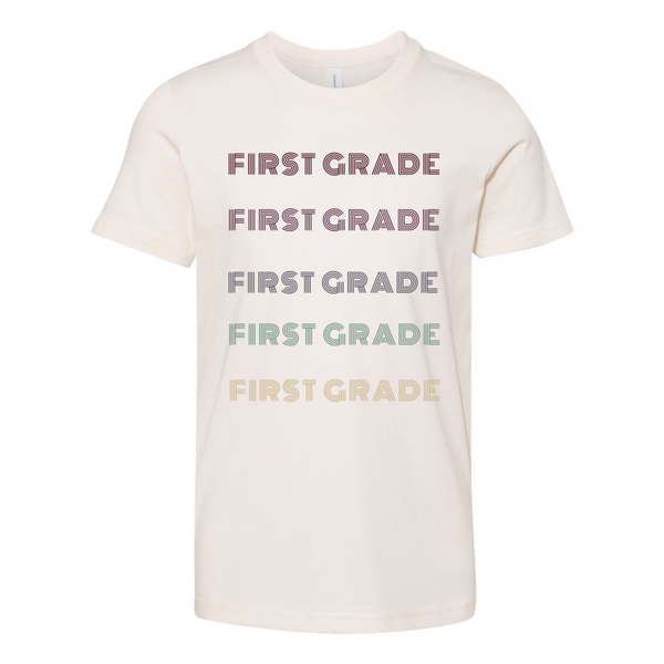 First Grade YOUTH Retro T-Shirt